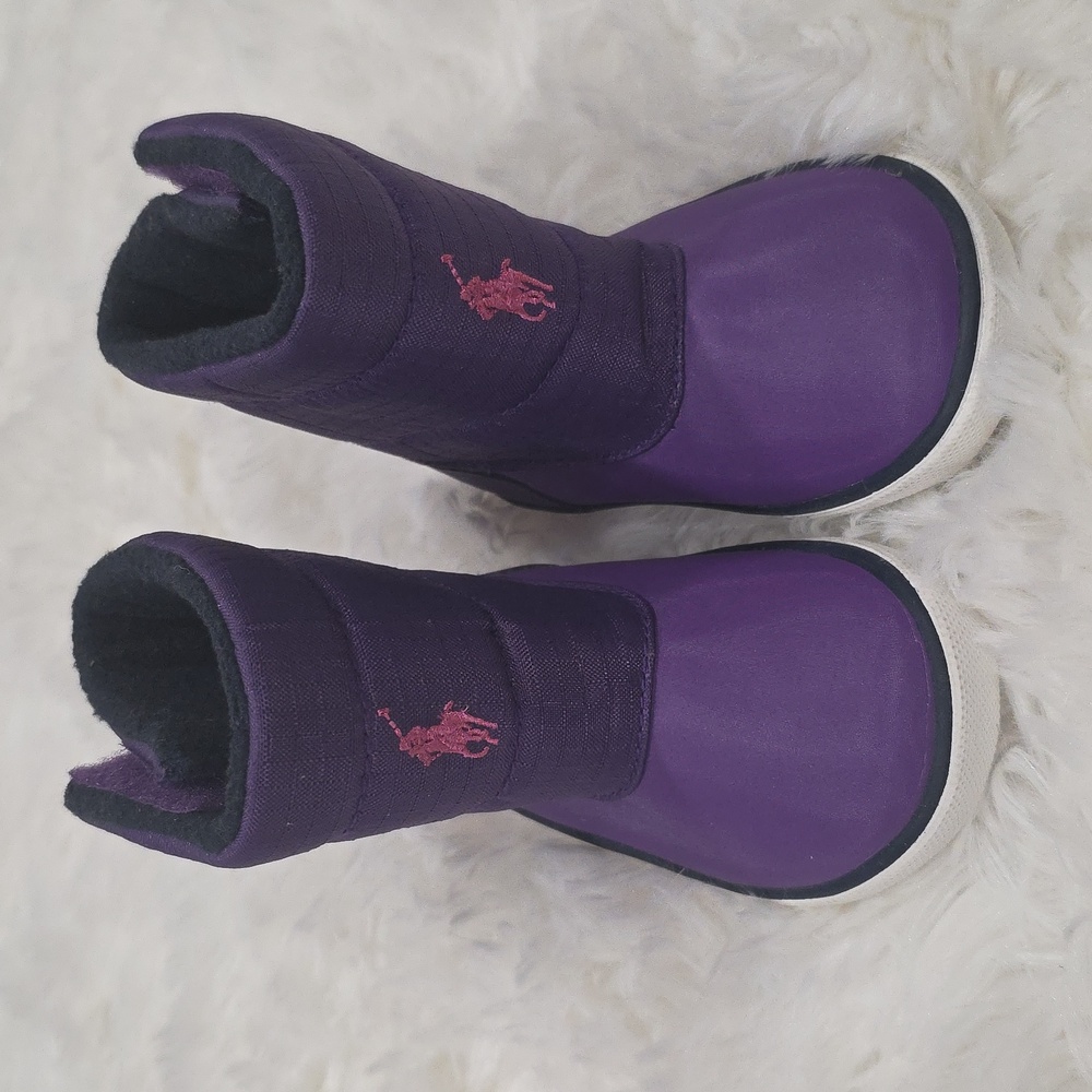 Polo by Ralph Lauren Purple Kids Boots NWOT